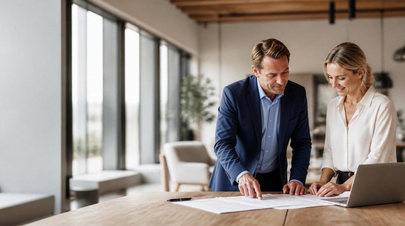 Directie in gesprek over een strategisch vraagstuk bij ISA GROUP